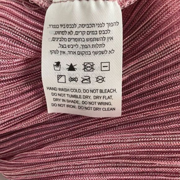 Sabina Musayev Pink Plunge Neck Flutter Sleeves Donni Jumpsuit Size XS - Picture 5 of 7